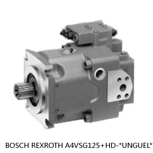 A4VSG125+HD-*UNGUEL***069F BOSCH REXROTH A4VSG Axial Piston Variable Pump