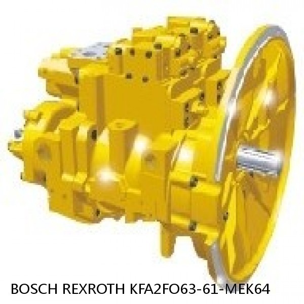 KFA2FO63-61-MEK64 BOSCH REXROTH KFA2FO HYDRAULIC PISTON PUMP #1 image