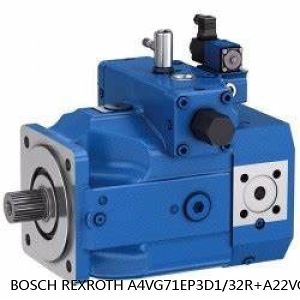 A4VG71EP3D1/32R+A22VG045EP1P01O0/11 BOSCH REXROTH A4VG Variable Displacement Pumps #1 image